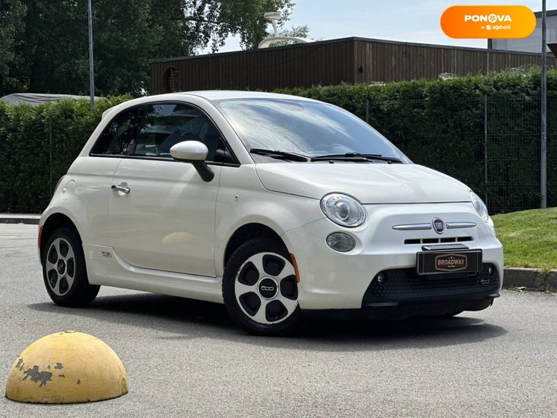 Fiat 500e, 2015, Електро, 118 тыс. км, Хетчбек, Белый, Киев 108896 фото