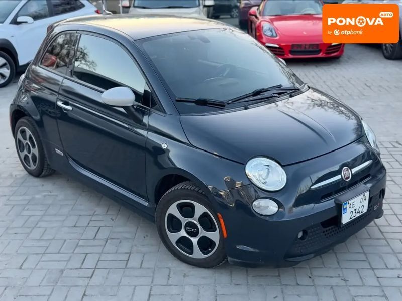 Fiat 500e, 2017 р., Електро, 78 тис. км, Хетчбек, Чорний, Дніпро (Дніпропетровськ) AT-10418160 фото