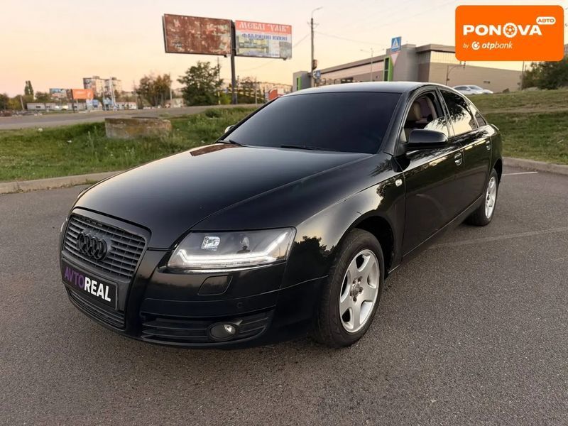 Audi A6, 2007 р., Бензин, 203 тис. км, Седан, Чорний, Кривий Ріг AT-10430733 фото