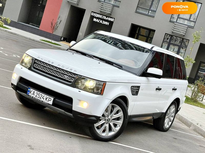 Land Rover Range Rover Sport, 2010, Бензин, 5 л., 142 тыс. км, Внедорожник / Кроссовер, Белый, Киев 13300 фото