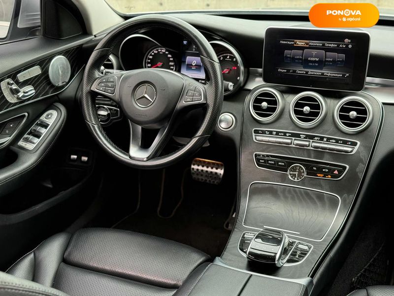 Mercedes-Benz C-Class, 2016, Гібрид (HEV), 1.99 л., 123 тис. км, Седан, Сірий, Київ 110873 фото