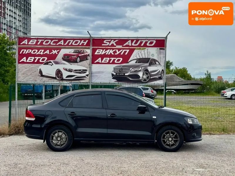 Volkswagen Polo, 2011 р., Газ метан / Бензин, 209 тис. км, Седан, Чорний, Київ AT-10418295 фото