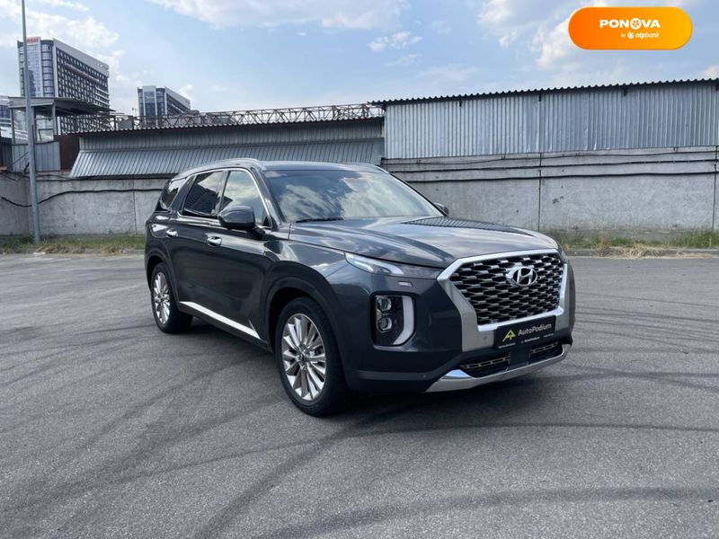 Hyundai Palisade, 2019, Бензин, 3.78 л., 184 тис. км, Позашляховик / Кросовер, Сірий, Київ 109884 фото