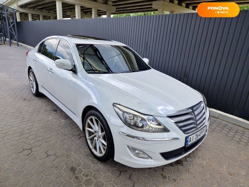 Hyundai Genesis, 2013, Бензин, 5 л., 157 тис. км, Седан, Білий, Бровари Cars-Pr-68110 фото