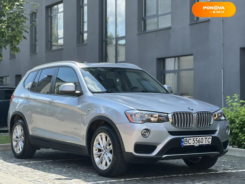 BMW X3, 2015, Бензин, 2 л., 113 тыс. км, Внедорожник / Кроссовер, Серый, Львов 111032 фото