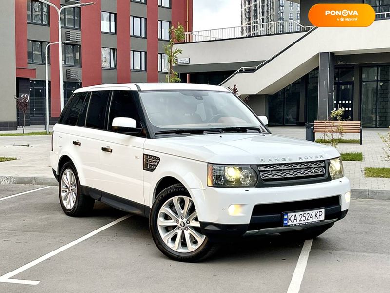 Land Rover Range Rover Sport, 2010, Бензин, 5 л., 142 тыс. км, Внедорожник / Кроссовер, Белый, Киев 13300 фото