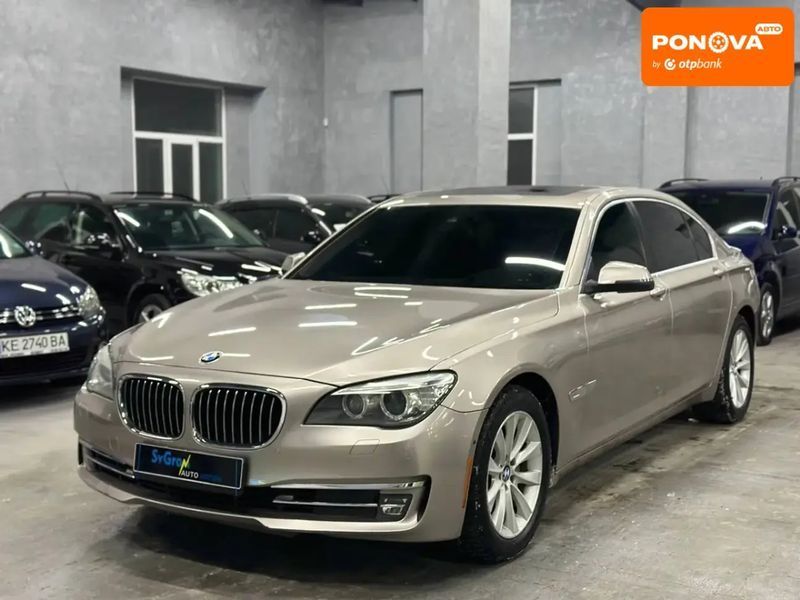 BMW 7 Series, 2015 р., Бензин, 135 тис. км, Седан, Бежевий, Кам'янське (Дніпродзержинськ) AT-10407966 фото
