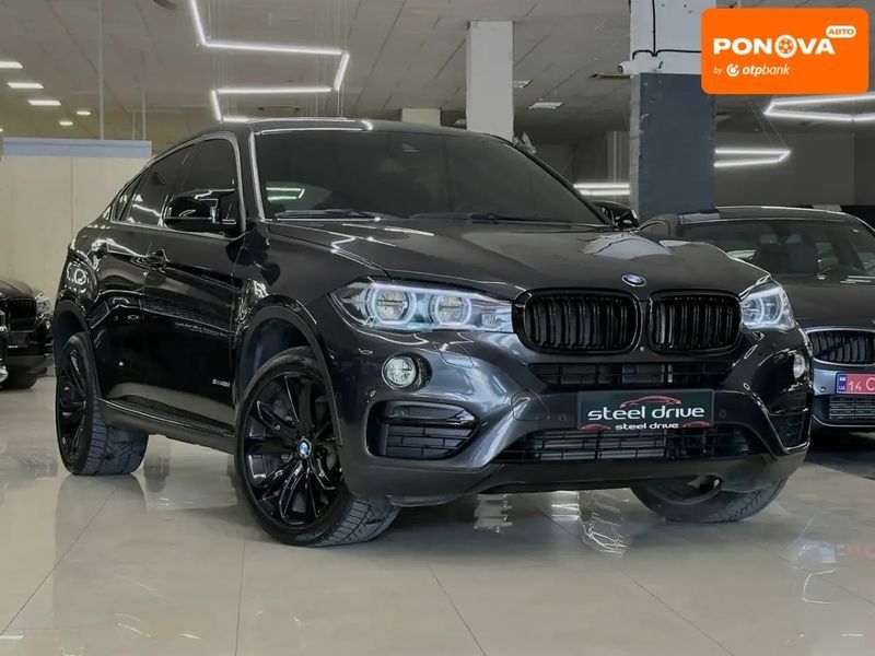 BMW X6, 2017 г., Бензин, 72 тыс. км, Внедорожник / Кроссовер, Серый, Николаев AT-10414898 фото
