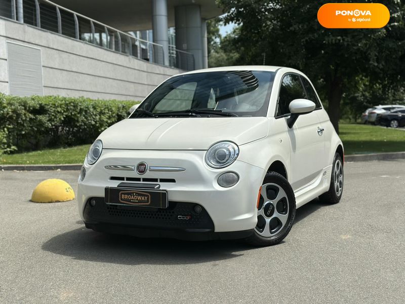 Fiat 500e, 2015, Електро, 118 тис. км, Хетчбек, Білий, Київ 108896 фото