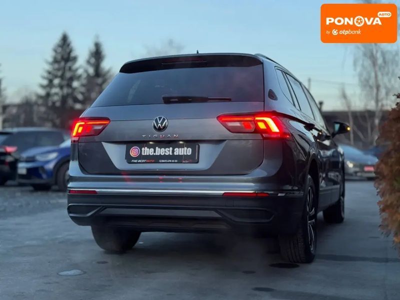 Volkswagen Tiguan, 2021 р., Бензин, 109 тис. км, Позашляховик / Кросовер, Сірий, Рівне AT-10406464 фото