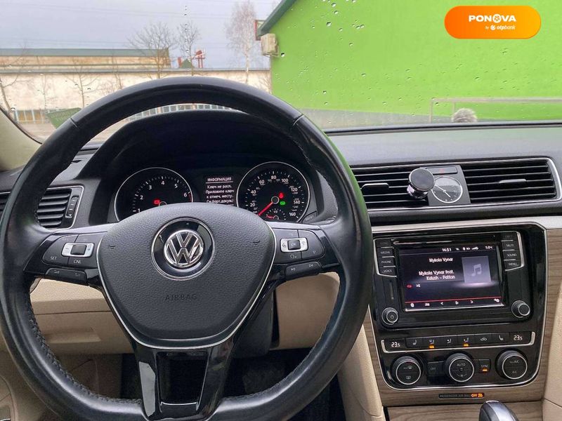 Volkswagen Passat, 2016, Бензин, 1.8 л., 75 тыс. км, Седан, Чорный, Чернигов Cars-Pr-69057 фото