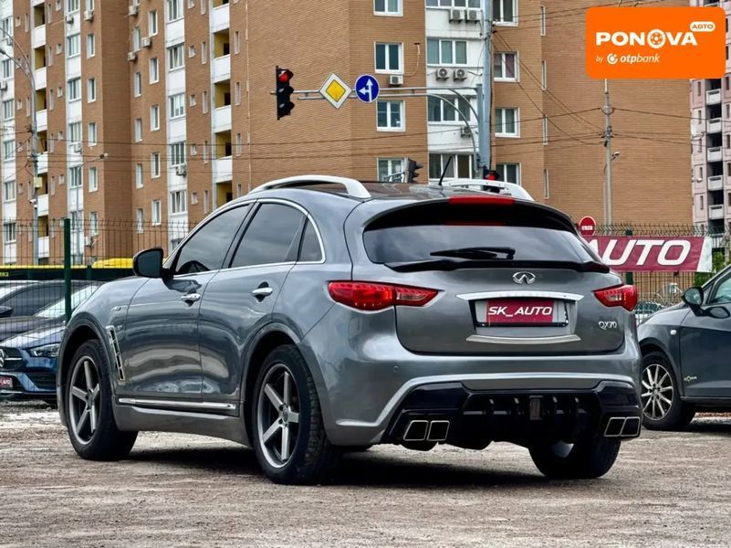 Infiniti QX70, 2016 р., Газ метан / Бензин, 113 тис. км, Позашляховик / Кросовер, Сірий, Київ AT-10418571 фото