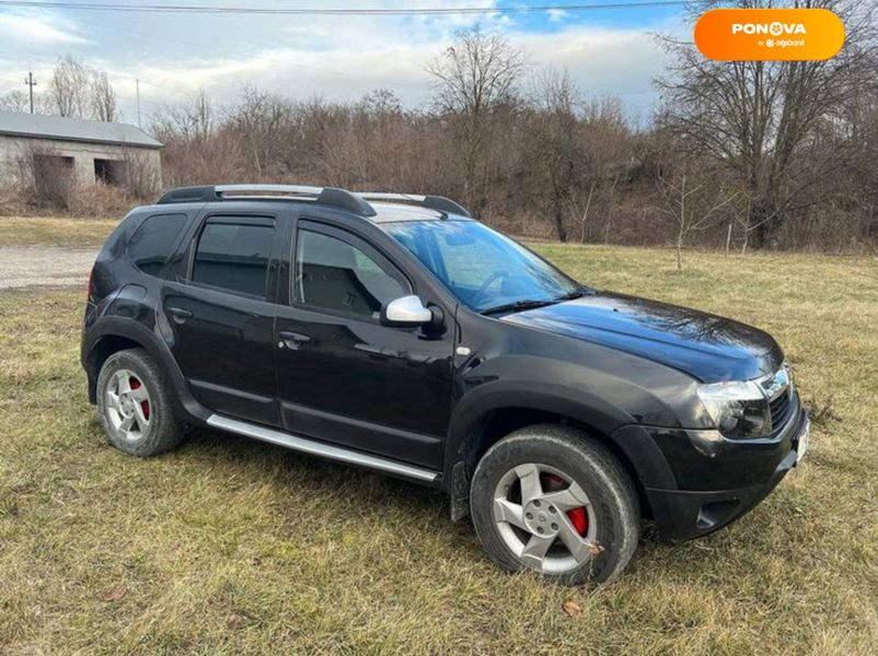 Renault Duster, 2012, Газ пропан-бутан / Бензин, 2 л., 163 тыс. км, Внедорожник / Кроссовер, Чорный, Кам'янець-Подільський Cars-Pr-63180 фото