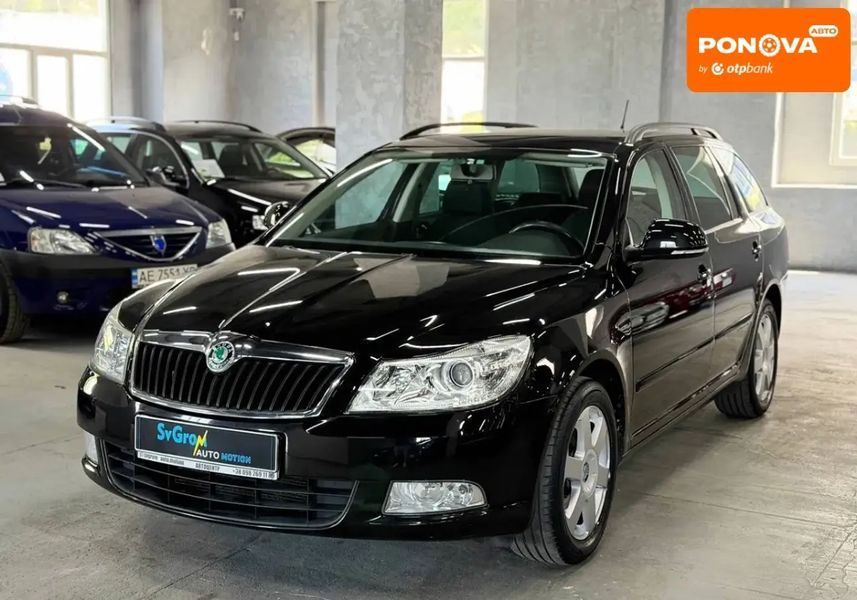 Skoda Octavia, 2011 р., Бензин, 217 тис. км, Універсал, Чорний, Кам'янське (Дніпродзержинськ) AT-10418496 фото