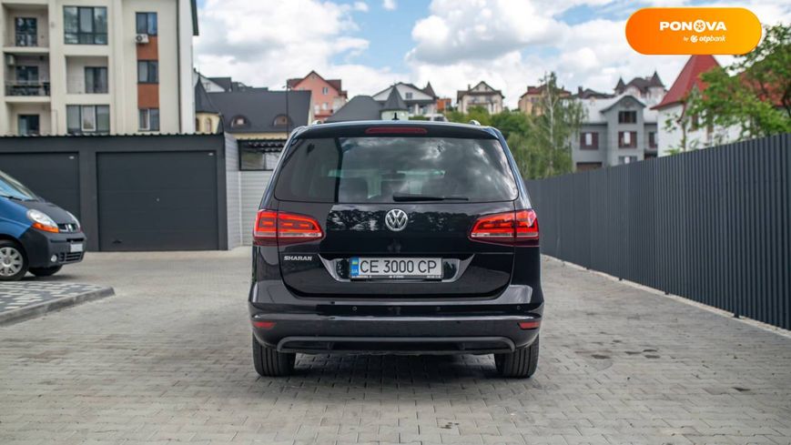 Volkswagen Sharan, 2016, Дизель, 1.97 л., 134 тыс. км, Минивен, Чорный, Черновцы Cars-Pr-58250 фото