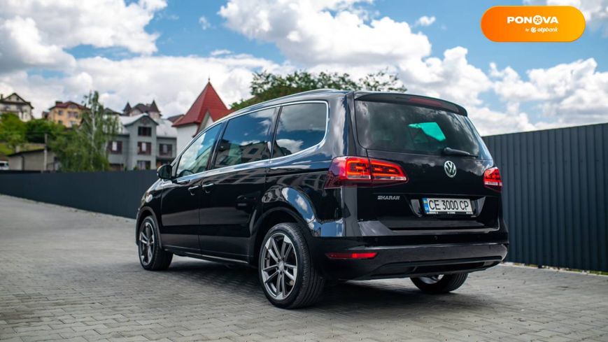 Volkswagen Sharan, 2016, Дизель, 1.97 л., 134 тыс. км, Минивен, Чорный, Черновцы Cars-Pr-58250 фото