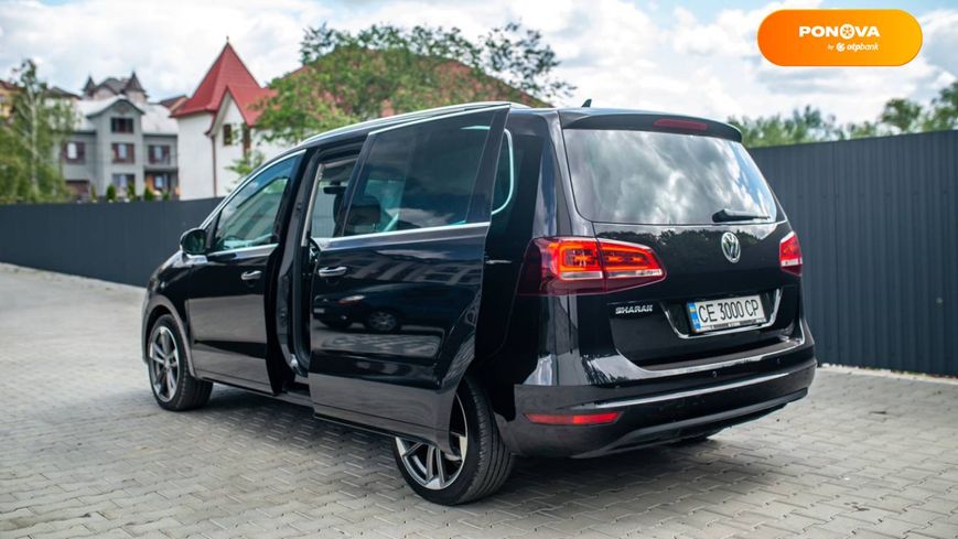 Volkswagen Sharan, 2016, Дизель, 1.97 л., 134 тыс. км, Минивен, Чорный, Черновцы Cars-Pr-58250 фото