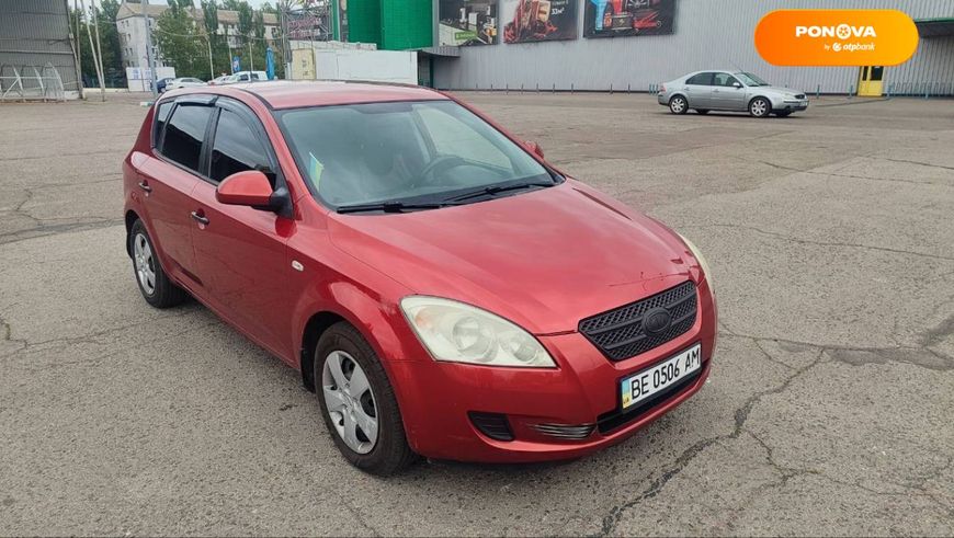 Kia Ceed, 2008, Газ пропан-бутан / Бензин, 1.4 л., 304 тис. км, Хетчбек, Червоний, Миколаїв Cars-Pr-62527 фото