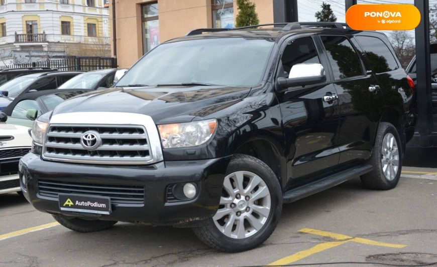 Toyota Sequoia, 2008, Бензин, 5.66 л., 253 тис. км, Позашляховик / Кросовер, Чорний, Київ 43536 фото