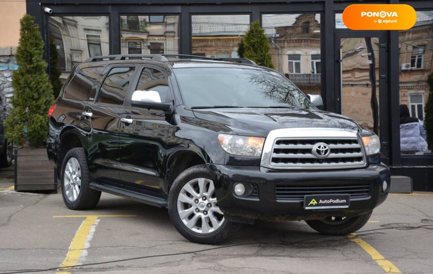 Toyota Sequoia, 2008, Бензин, 5.66 л., 253 тис. км, Позашляховик / Кросовер, Чорний, Київ 43536 фото