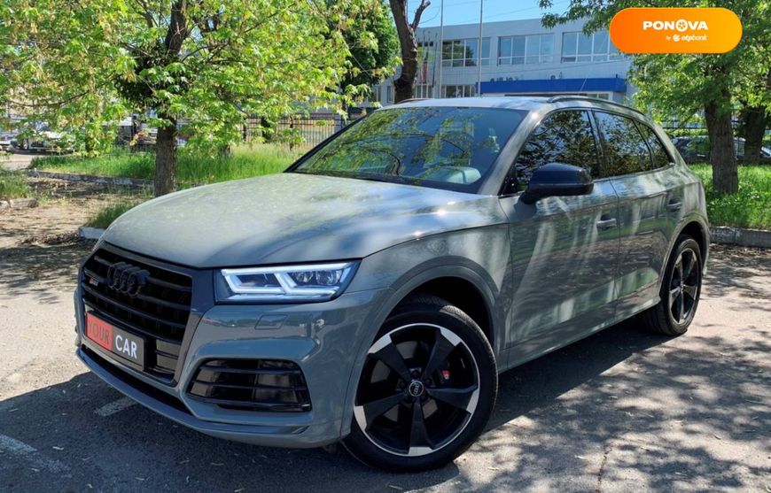 Audi SQ5, 2018, Бензин, 3 л., 93 тис. км, Позашляховик / Кросовер, Сірий, Київ 99793 фото