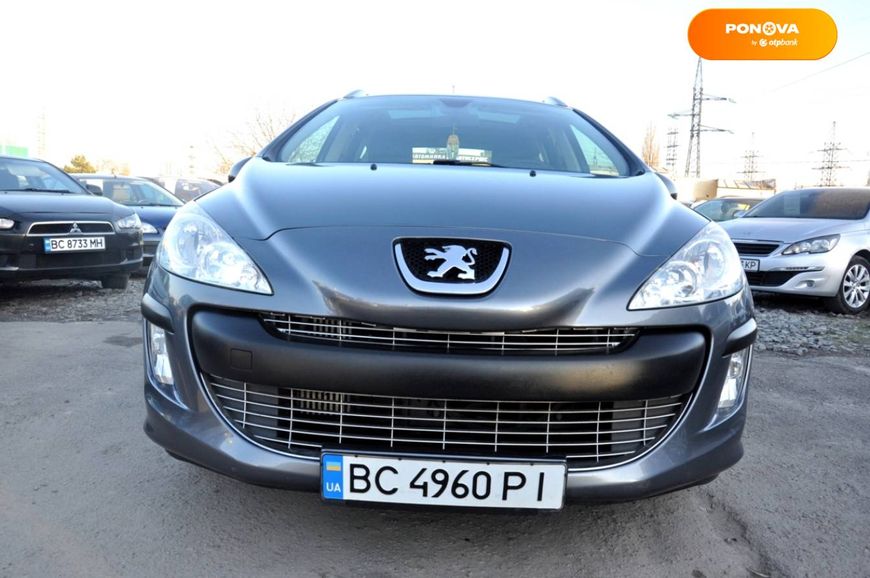 Peugeot 308, 2009, Дизель, 1.6 л., 219 тис. км, Універсал, Сірий, Львів 19849 фото