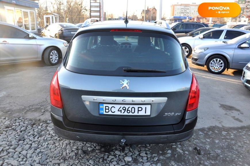 Peugeot 308, 2009, Дизель, 1.6 л., 219 тис. км, Універсал, Сірий, Львів 19849 фото