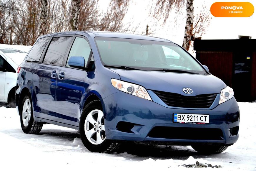 Toyota Sienna, 2015, Бензин, 3.5 л., 168 тис. км, Мінівен, Синій, Хмельницький 14053 фото