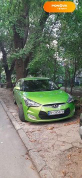 Hyundai Veloster, 2011, Газ пропан-бутан / Бензин, 1.6 л., 105 тис. км, Хетчбек, Зелений, Одеса Cars-Pr-210591 фото