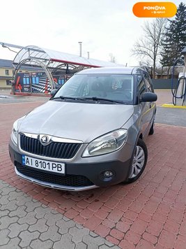 Skoda Roomster, 2013, Бензин, 1.2 л., 201 тис. км, Мікровен, Сірий, Київ Cars-Pr-241934 фото