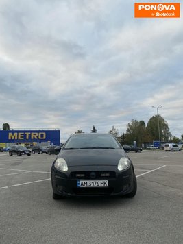 Fiat Grande Punto, 2008, Дизель, 1.25 л., 284 тис. км, Хетчбек, Чорний, Житомир Cars-Pr-270907 фото