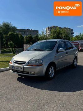 Chevrolet Aveo, 2005 г., Газ пропан-бутан / Бензин, 234 тыс. км, Седан, Серый, Кам'янка AT-10417666 фото