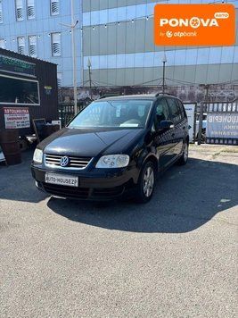 Volkswagen Touran, 2006 р., Бензин, 223 тис. км, Універсал, Чорний, Запоріжжя AT-10416875 фото