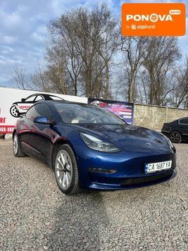 Tesla Model 3, 2021 р., Електро, 69 тис. км, Седан, Синій, Черкаси AT-10413124 фото