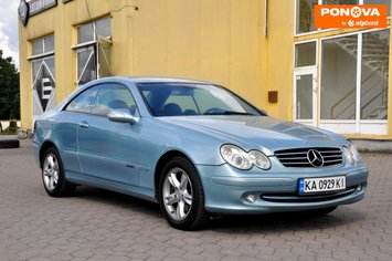 Mercedes-Benz CLK-Class, 2003, Бензин, 2.6 л., 201 тис. км, Купе, Синій, Львів 112266 фото