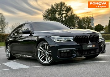 BMW 7 Series, 2015, Бензин, 4.4 л., 128 тис. км, Седан, Чорний, Київ 280058 фото