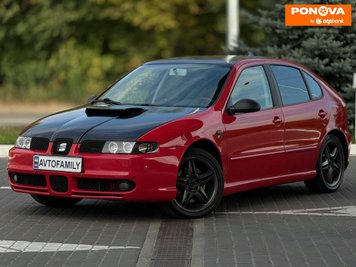 SEAT Leon, 2004, Газ пропан-бутан / Бензин, 1.8 л., 222 тис. км, Хетчбек, Червоний, Дніпро (Дніпропетровськ) 279089 фото