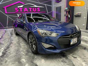 Hyundai Genesis Coupe, 2015, Бензин, 3.8 л., 76 тис. км, Купе, Синій, Київ Cars-Pr-125222 фото