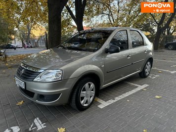 Renault Logan, 2009, Газ пропан-бутан / Бензин, 1.6 л., 122 тис. км, Седан, Бежевий, Одеса Cars-Pr-275301 фото