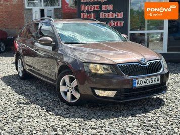 Skoda Octavia, 2015 р., Дизель, 283 тис. км, Універсал, Коричневий, Сміла AT-10419954 фото