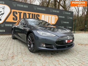 Tesla Model S, 2016, Електро, 74 тис. км, Ліфтбек, Сірий, Хмельницький 278477 фото