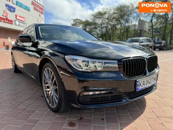 BMW 7 Series, 2017, Бензин, 2.98 л., 155 тис. км, Седан, Чорний, Одеса Cars-Pr-269928 фото