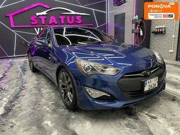 Hyundai Genesis Coupe, 2015, Бензин, 3.8 л., 76 тис. км, Купе, Синій, Київ Cars-Pr-125222 фото