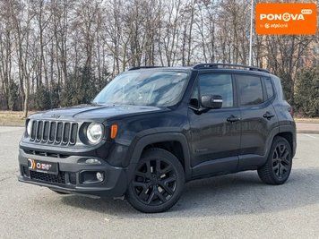 Jeep Renegade, 2017 р., Бензин, 140 тис. км, Позашляховик / Кросовер, Чорний, Львів AT-10400699 фото