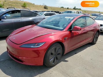 Tesla Model 3, 2024, Електро, 4 тис. км, Седан, Червоний, Львів Cars-EU-US-KR-205381 фото