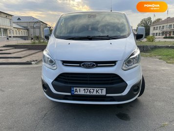 Ford Transit Custom, 2015, Дизель, 2.2 л., 300 тис. км, Мінівен, Білий, Київ Cars-Pr-154217 фото