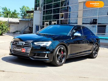 Audi S4, 2018, Бензин, 3 л., 103 тис. км, Седан, Чорний, Харків 99577 фото