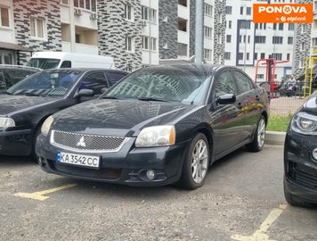 Mitsubishi Galant, 2011, Газ пропан-бутан / Бензин, 2.4 л., 208 тис. км, Седан, Чорний, Київ Cars-Pr-273632 фото