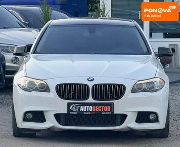 BMW 5 Series, 2012 р., Бензин, 240 тис. км, Седан, Білий, Харків AT-10402718 фото