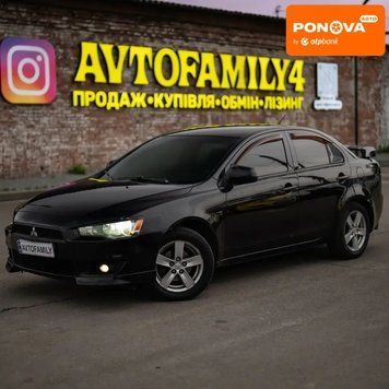 Mitsubishi Lancer, 2008 г., Бензин, 161 тыс. км, Седан, Чорный, Днепр (Днепропетровск) AT-10419729 фото